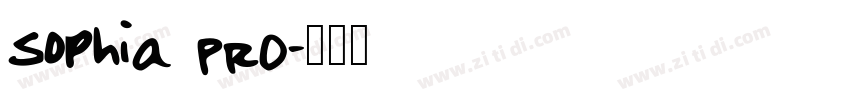 Sophia PRO字体转换